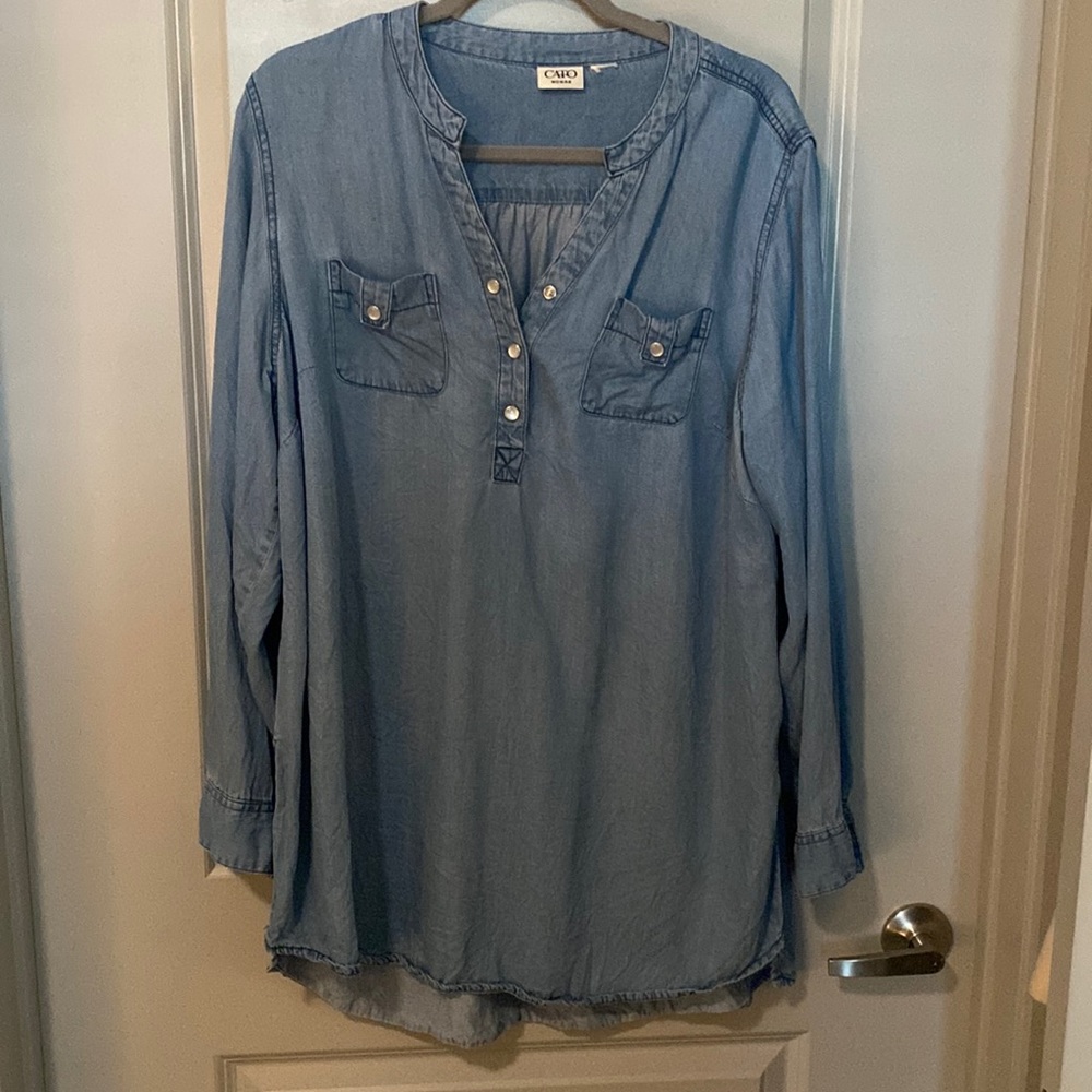Denim top